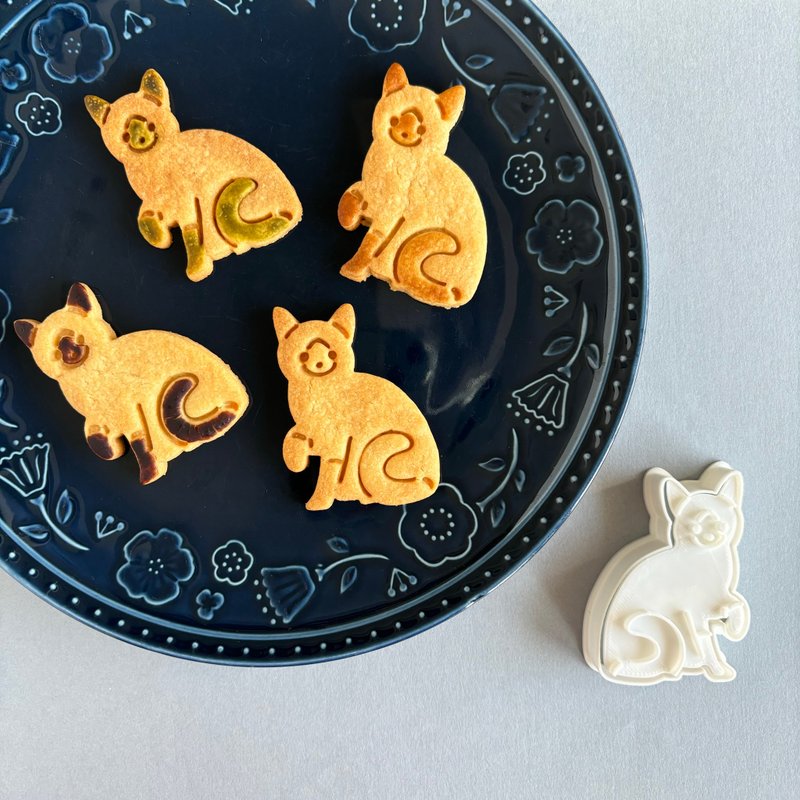 猫　シャム　ねこ【クッキー型】 - 廚具 - 塑膠 