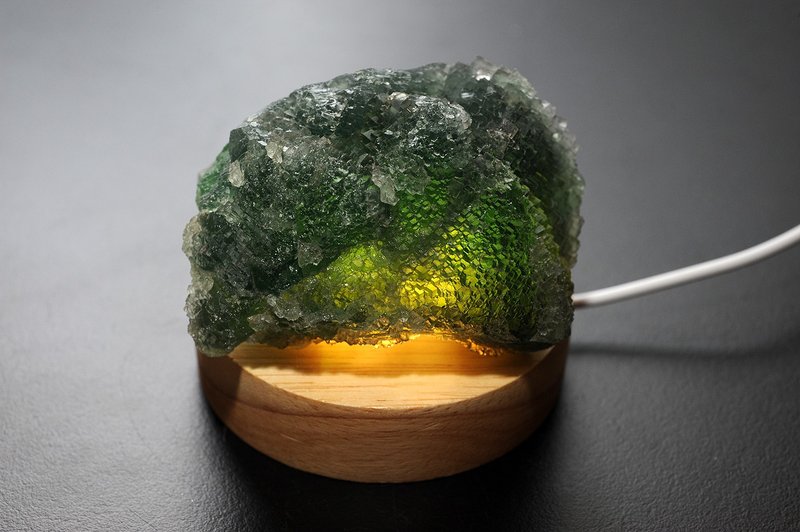 綠螢石(Fluorite)燈 礦石/水晶/靈修/開運/招財/療癒 - 擺飾/家飾品 - 水晶 