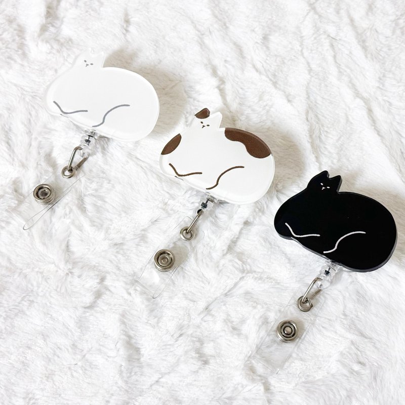 Acrylic retractable buckle - ที่ใส่บัตรคล้องคอ - พลาสติก หลากหลายสี