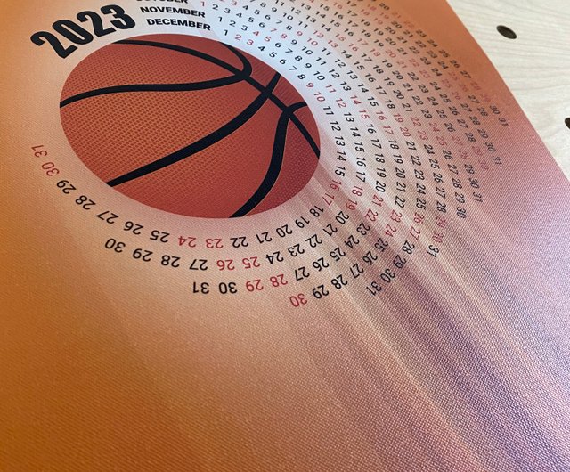Basketball calendar 2025 customized - Shop Mijas Design Calendars - Pinkoi basketball-calendar-2025-customized-shop-mijas-design-calendars-pinkoi