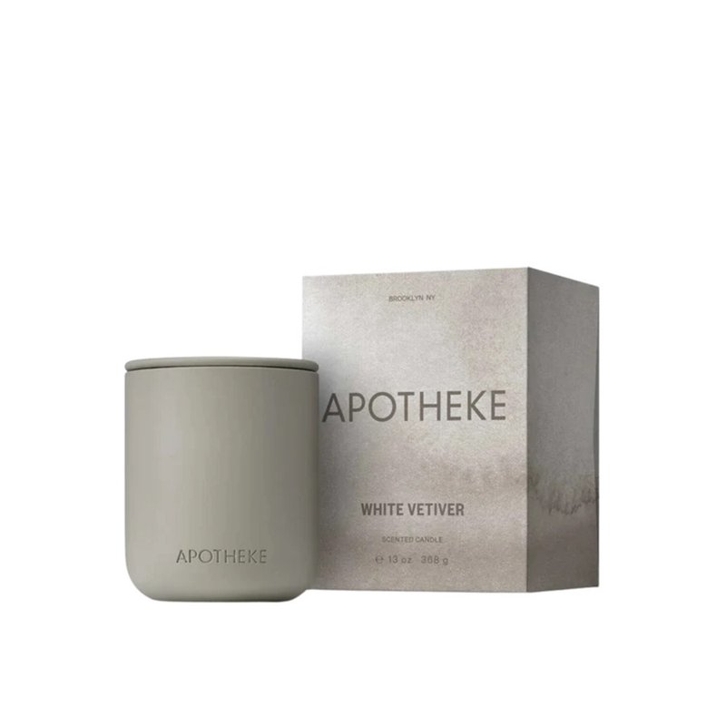 Apotheke 白香根草雙芯陶瓷蠟燭【美國手工製造】 - 香氛/精油/擴香 - 精油 