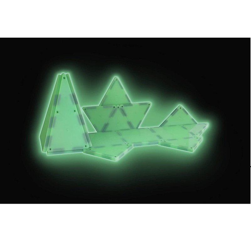 Magna-Tiles夜光磁力積木16片 - 寶寶/兒童玩具/玩偶 - 其他材質 