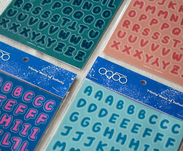 Handwritten Letter Stickers