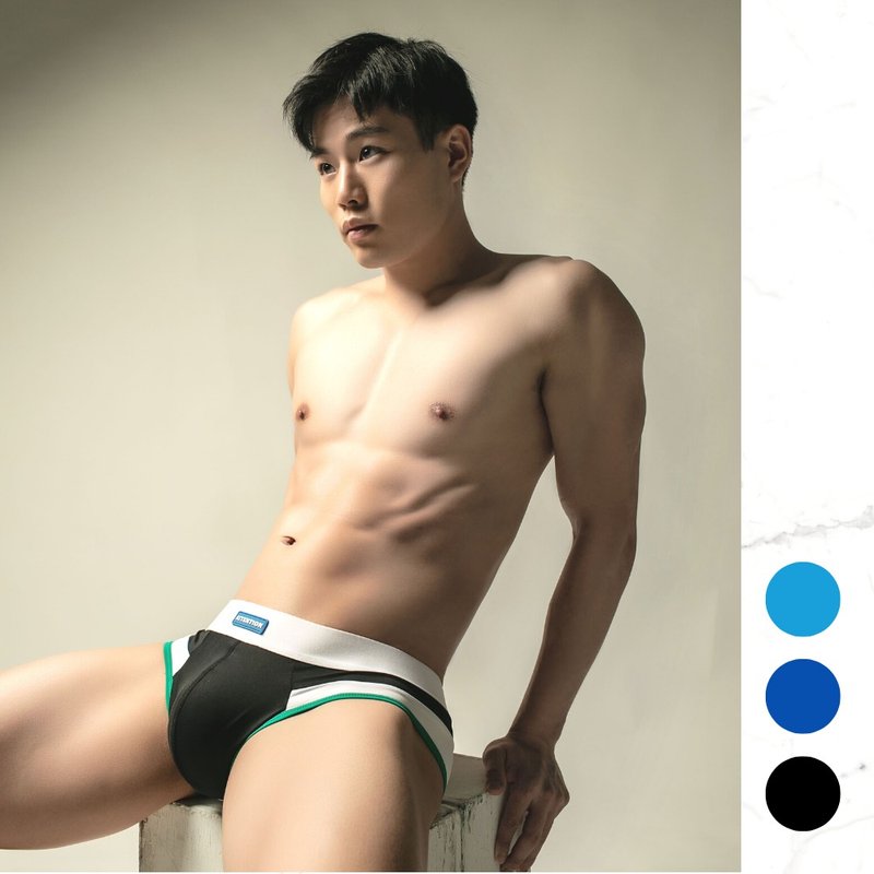 AttentionWear 精綻系列三角內褲【紳士公爵款】│ATTENTION 黑色 - 男內衣褲 - 尼龍 黑色