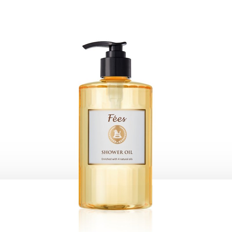 【Fees Beaute】Amber Versailles Shower Oil 520ml - Body Wash - Other Materials Transparent