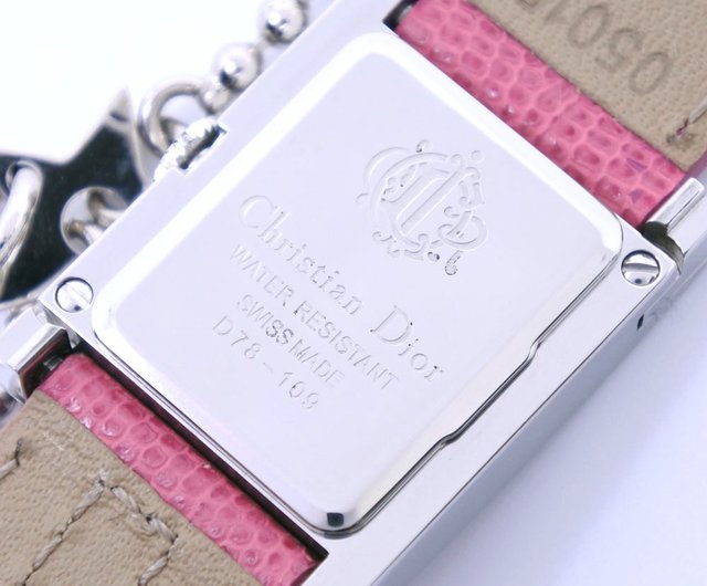 お礼や感謝伝えるプチギフト 日本直送】ディオール Dior マリス 腕時計 D78-109 SS × レザー 時計