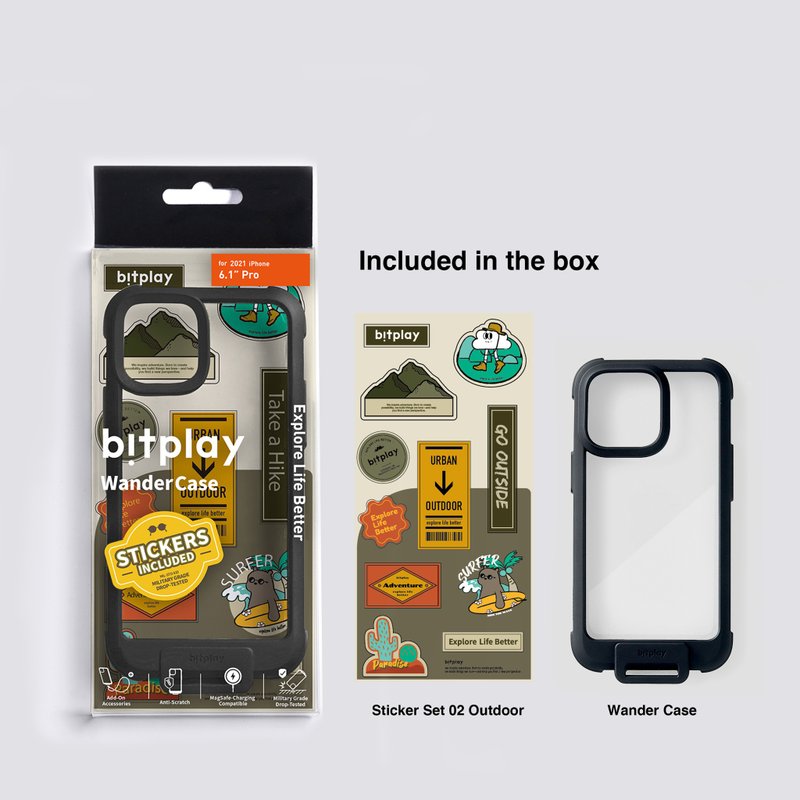 【bitplay】隨行殼 for iPhone 13 / 13ProMax 霧黑 - 手機殼/手機套 - 其他材質 多色