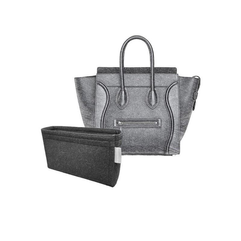 【香港製造|韓國絨布】Bag Organizer - Celine Luggage Mini - 化妝包/收納袋 - 其他材質 多色