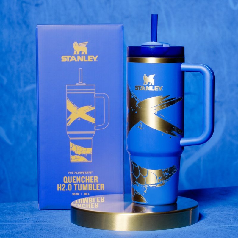 STANLEY Year of the Snake Limited Edition Straw Cup 2.0 0.88L / Hidden Gold Blue - Vacuum Flasks - Stainless Steel 