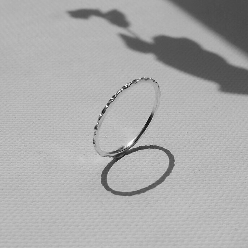Classic Line hand ring-silver - แหวนทั่วไป - โลหะ สีเงิน