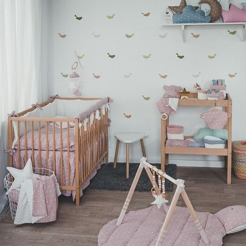 wooden play cot