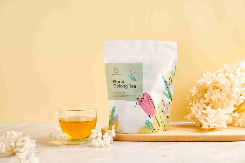 【Mua Yik Tea】Floral Oolong Tea 30bags Unique Taiwanese Tea Pure Natural Gardenia - Tea - Eco-Friendly Materials Multicolor