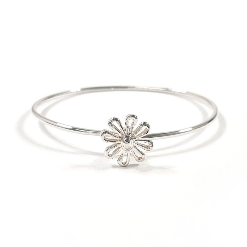 【日本直送 中古美品】ティファニー TIFFANY&Co. バングル ブレスレット デイジー フラワー 花 パロマピカソ - 手鍊/手環 - 純銀 銀色