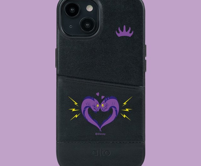ディズニー携帯電話アクセサリー ディズニーシリーズ - カード落下防止レザー電話ケース iPhone