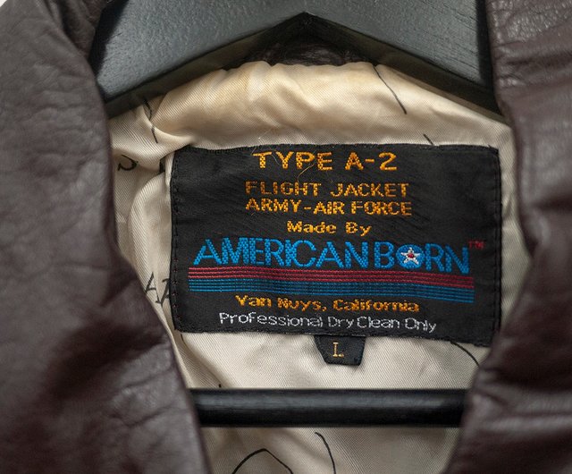 最終決算 Nuys AMERICAN BORN Jacket/AVIREX Van Flight XL A-2