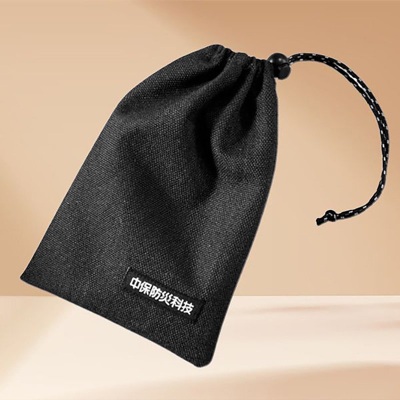 【中保防災科技】防火布束口收納袋 - 其他 - 其他人造纖維 黑色