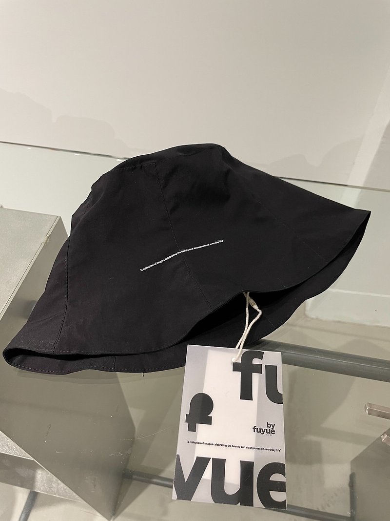 fuyue select 輕功能雙面漁夫帽 - 帽子 - 聚酯纖維 黑色