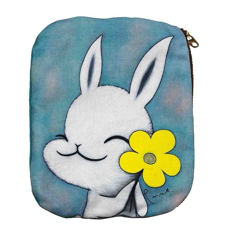 emmaAparty Illustration Packet: Laughter Blooms - Coin Purses - Cotton & Hemp 