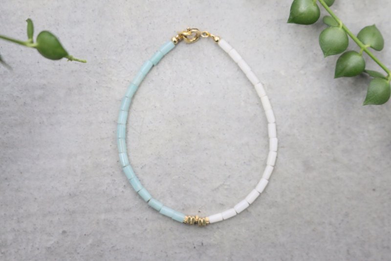 Tianhe Stone Bracelet 0042-Clear - Bracelets - Gemstone Green