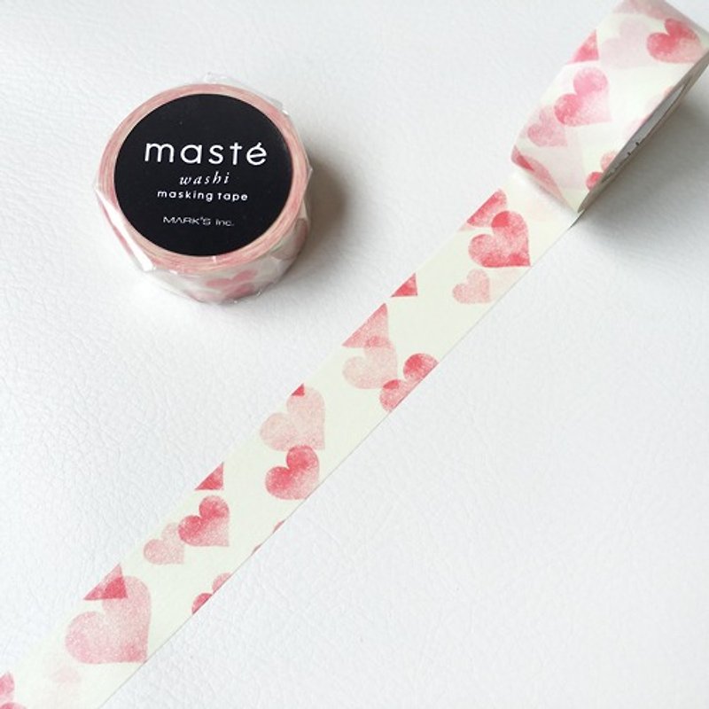 maste and paper tape Multi Amazing Life series by love (MST-MKT161-E)] - Washi Tape - Paper Red