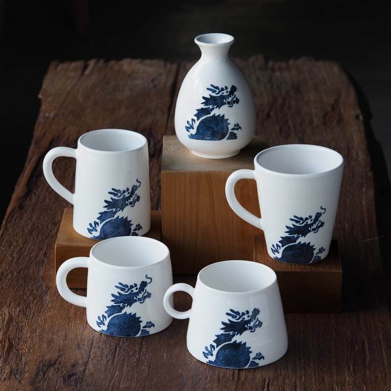 【好運龍來】龍年限定新品 | 青花瓷 - 其他杯子 - 瓷 白色