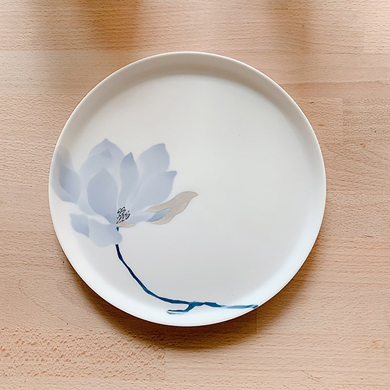 Handpainted geometric octagon bowl - Asanoha - Plates & Trays - Porcelain 