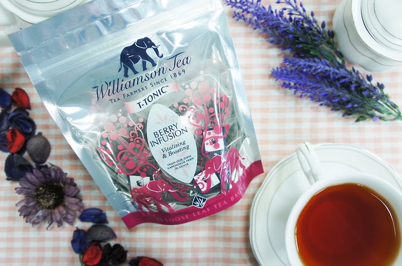 Berry INFUSION / Stereo Tea Bag Series - Tea - Fresh Ingredients Purple