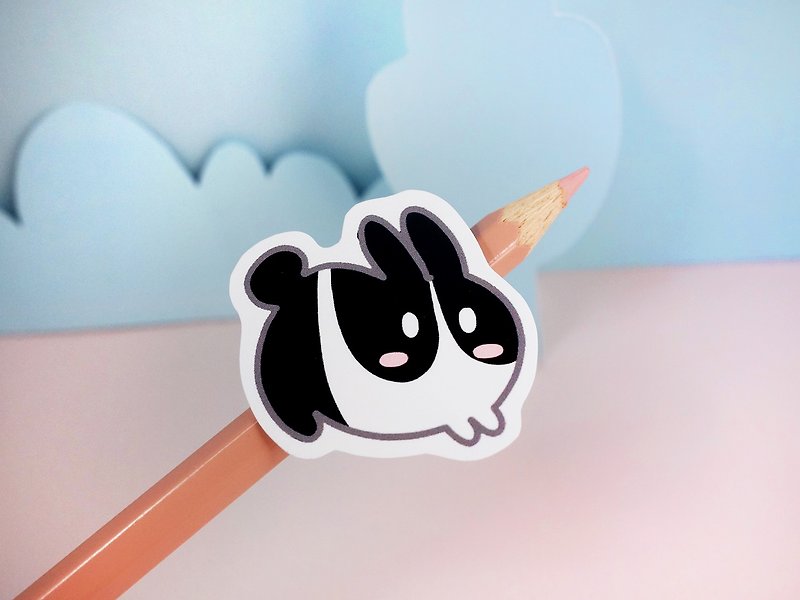 Oreo rice stick rabbit stickers 12 sheets/set - Stickers - Paper White