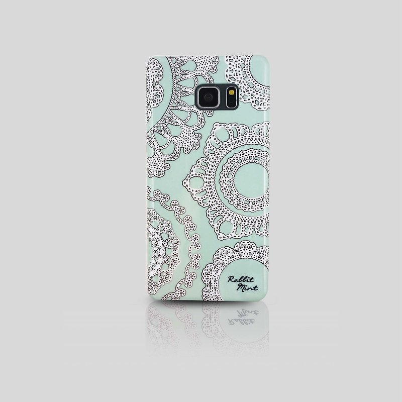 (Rabbit Mint) 薄荷兔手機殼 -  薄荷蕾絲系列 - Samsung Note 7 (00006) - 手機殼/手機套 - 塑膠 綠色