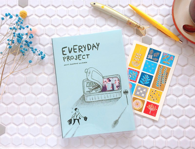 迪夢奇 Everyday Project 每日專案誌 [魚罐頭] - 筆記本/手帳 - 紙 多色