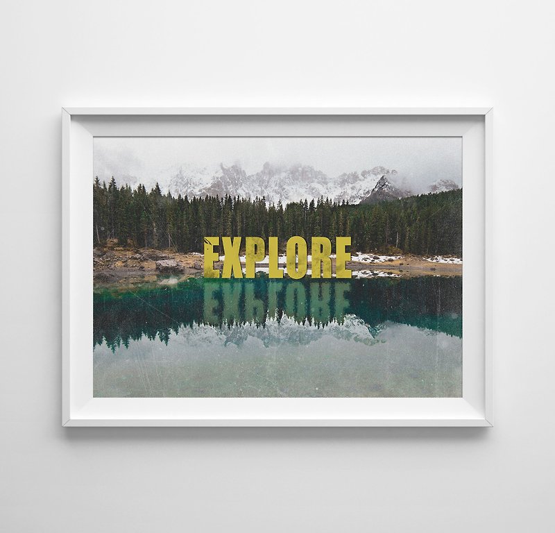 EXPLORE customizable posters - Wall Décor - Paper 