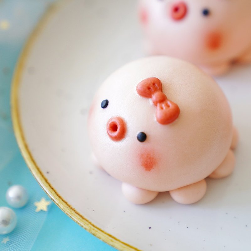美姬饅頭 章魚妹妹鮮乳造型芝麻包 一盒6入 - 其他 - 其他材質 