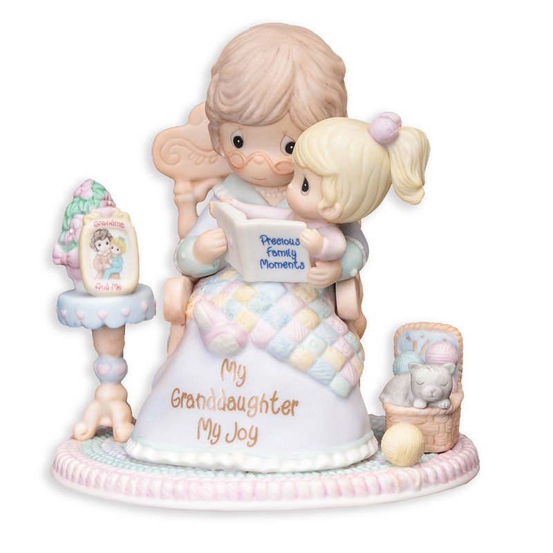 Precious Moments water drop doll 2006 grows with you and grandma ceramic doll birthday gift - Items for Display - Porcelain 