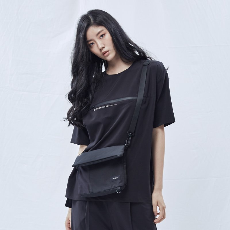 DYCTEAM -BASIC 18s/s Stitching Shoulder Bag - Messenger Bags & Sling Bags - Waterproof Material Black