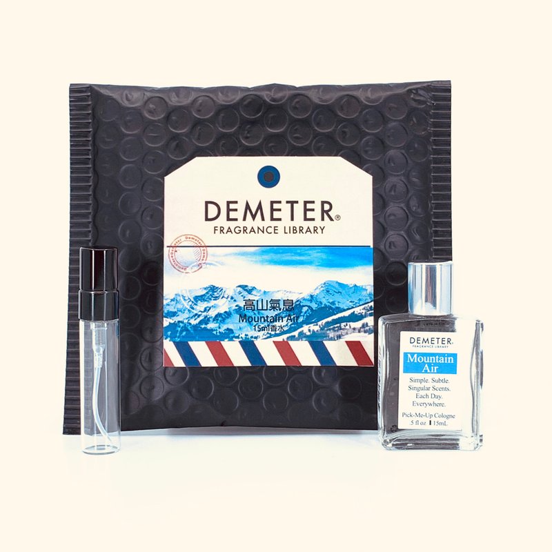 Demeter 【高山氣息】15ml 抹式+5ml瓶組合 - 香水/香膏 - 玻璃 藍色