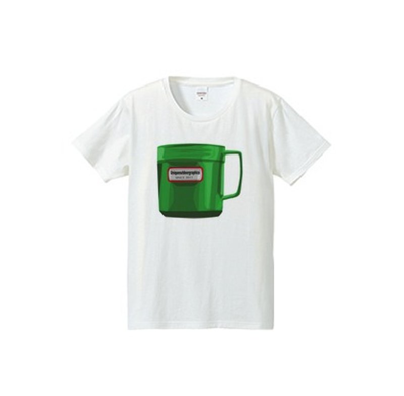 UOG CUP (4.7oz T-shirt) - เสื้อยืดผู้หญิง - วัสดุอื่นๆ สีเขียว