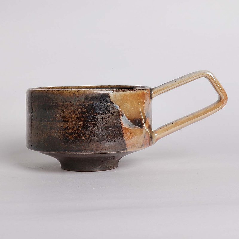 Firewood Shishi Coffee Cup - Mugs - Pottery Brown