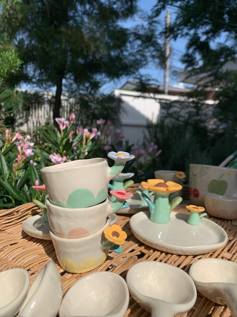 Ceramic Tea Cup - 花瓶 - 陶 多色