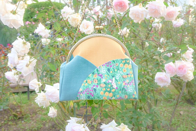 [Prairie Rabbit] Mountain Bag/Koujin Bag/Side Backpack - กระเป๋าแมสเซนเจอร์ - ผ้าฝ้าย/ผ้าลินิน สีเขียว