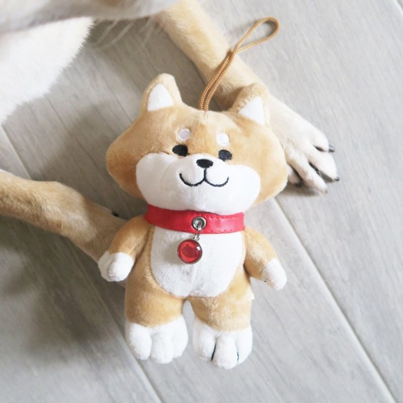 SHIBAinc (17cm) SHIBE Doll with DogTag accessory, feature with Squeaky function - ตุ๊กตา - วัสดุอื่นๆ 
