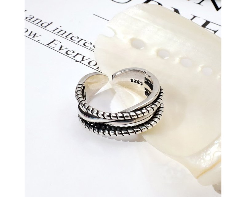 I Luo I 925 sterling silver ring - General Rings - Sterling Silver Silver