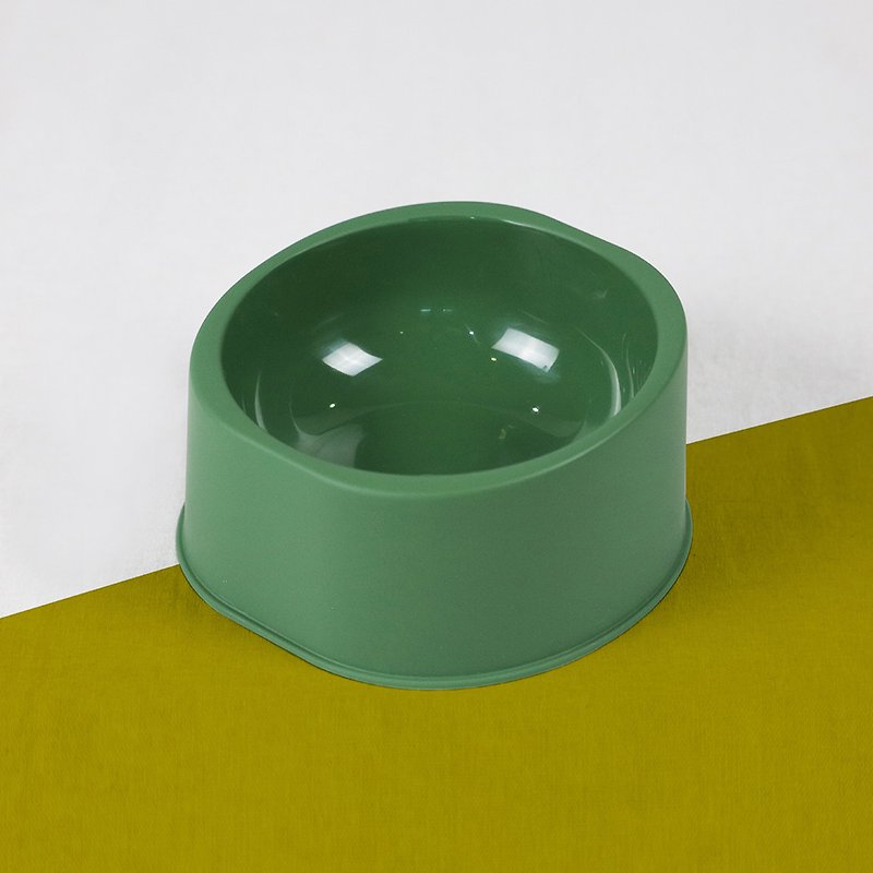 Small Pet Bowl (200g. capacity) 100% Human Food-Grade Material (Elm Green color) - 寵物碗/碗架/自動餵食器 - 塑膠 綠色