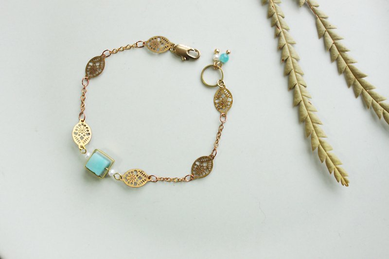 Planetarium River - bracelet - Bracelets - Copper & Brass Blue