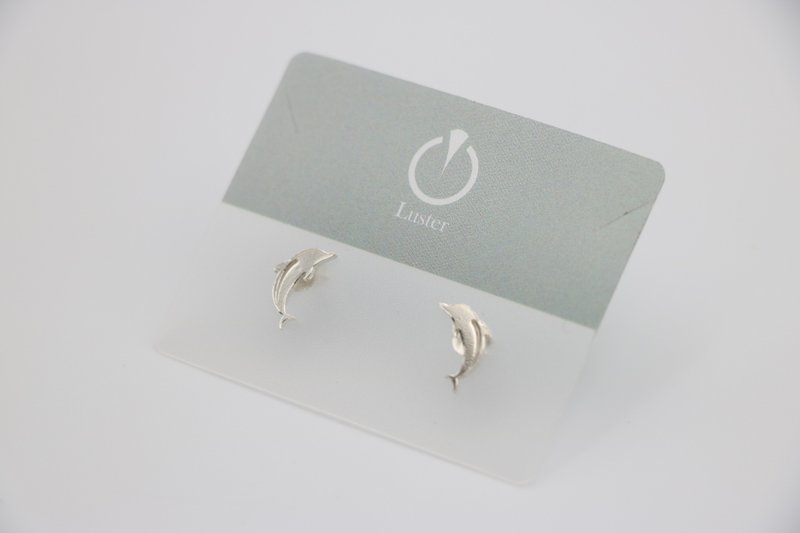 dolphin earrings - ต่างหู - เงินแท้ 