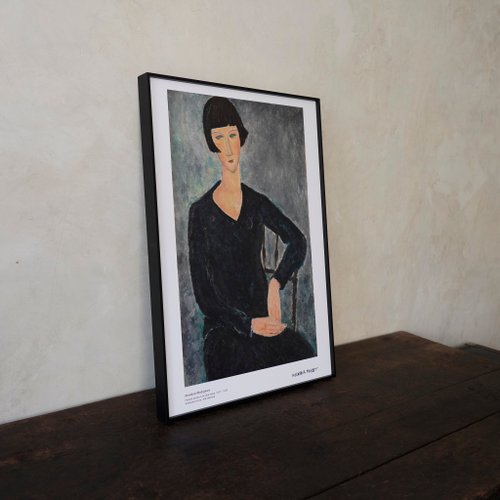 壁掛け絵画】モディリアーニ｜青いドレスの女 - ショップ LIGHTO