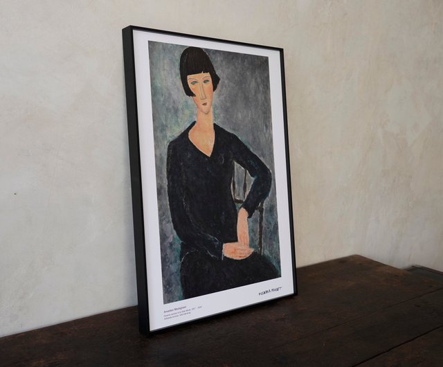 壁掛け絵画】モディリアーニ｜青いドレスの女 - ショップ LIGHTO