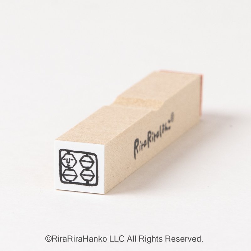 [Abacus] Schedule stamp*10mm square*R376 - ตราปั๊ม/สแตมป์/หมึก - ไม้ 