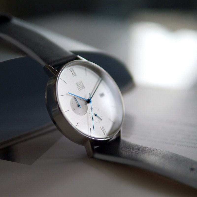 REFINE 7150 watch - White - นาฬิกาผู้ชาย - หนังแท้ ขาว