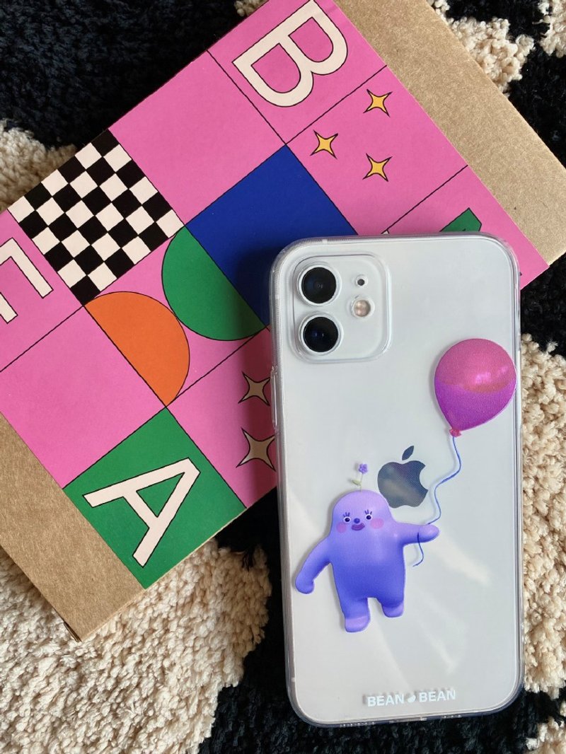 PACHULI 紫色溜氣球 帕秋利 iPhone 手機殼 透明防摔軟殼 - 手機殼/手機套 - 塑膠 
