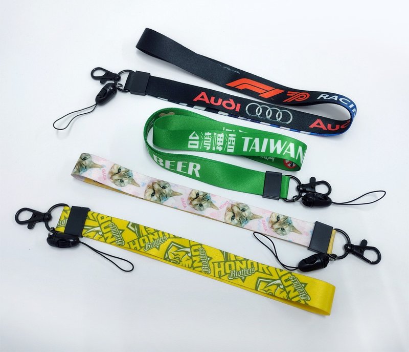 客製化 手機掛繩 工作證掛帶 掛飾鑰匙圈 吊牌掛繩 織帶 來圖訂製 - 手機配件 - 其他材質 